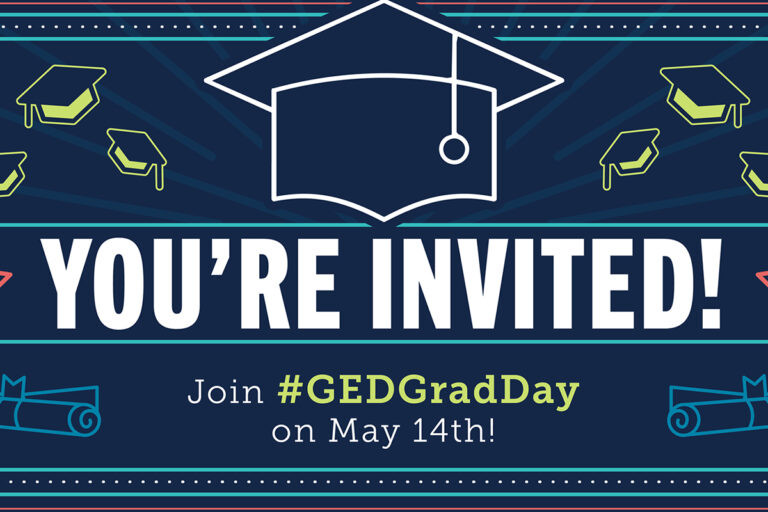 Join the Celebration! GED Grad Day is May 14th
                      