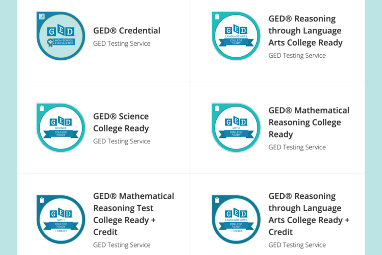 How Credly Digital Badges Can Help You Maximize the Value of Your GED® Credential